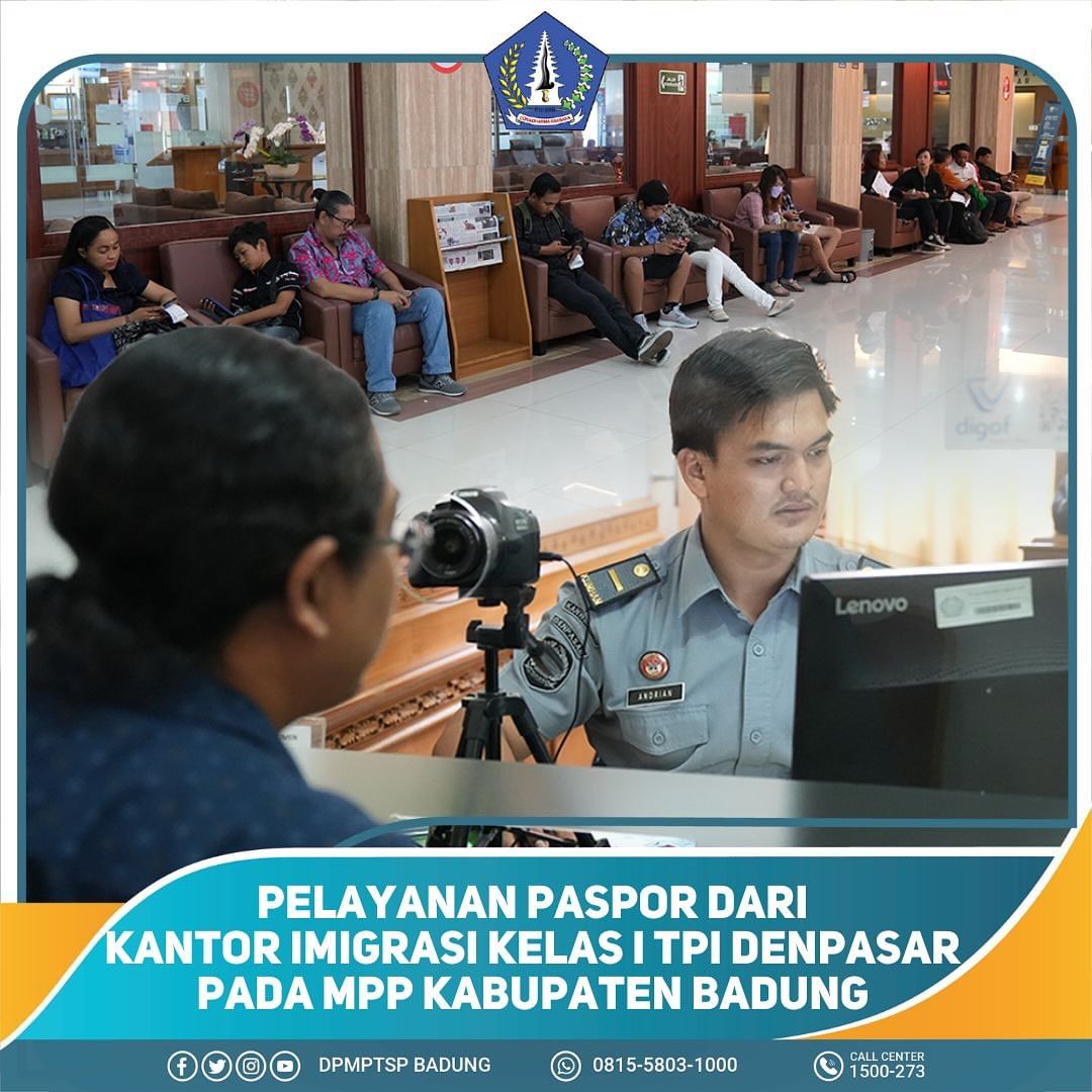 DPMPTSP Berita PELAYANAN PASPOR DARI KANTOR IMIGRASI KELAS I TPI