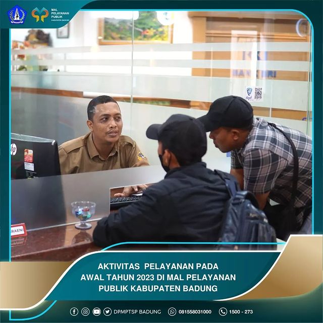 AKTIVITAS PELAYANAN PADA AWAL TAHUN 2023 DI MAL PELAYANAN PUBLIK KABUPATEN BADUNG