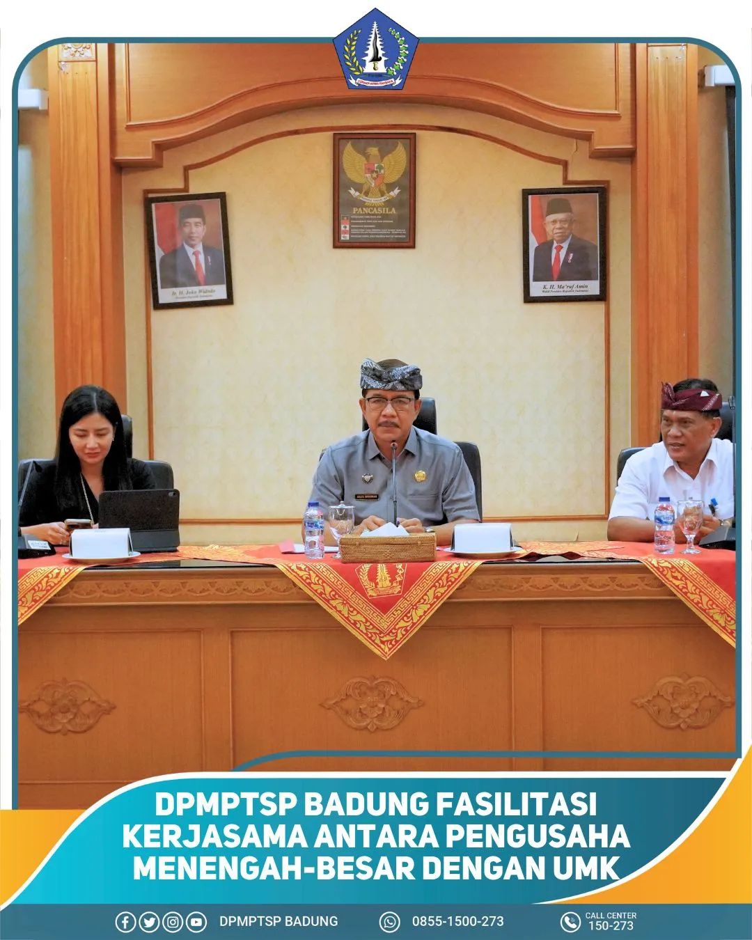 DPMPTSP BADUNG FASILITASI KERJASAMA ANTARA PENGUSAHA MENENGAH-BESAR DENGAN UMK