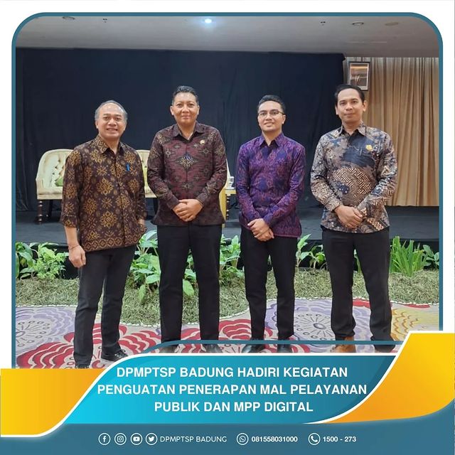 DPMPTSP BADUNG HADIR KEGIATAN PENGUATAN PENERAPAN MAL PELAYANAN PUBLIK DAN MPP DIGITAL