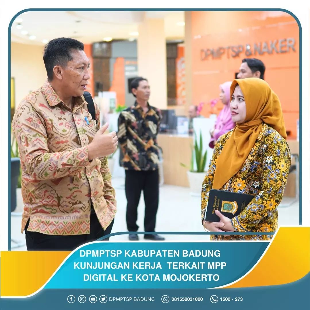 DPMPTSP KABUPATEN BADUNG KUNJUNGAN KERJA TERKAIT MPP DIGITAL KE KOTA MOJOKERTO