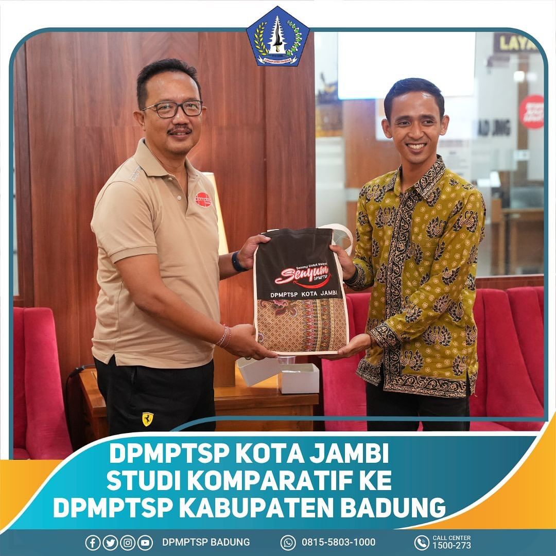 DPMPTSP KOTA JAMBI STUDI KOMPARATIF KE DPMPTSP KABUPATEN BADUNG