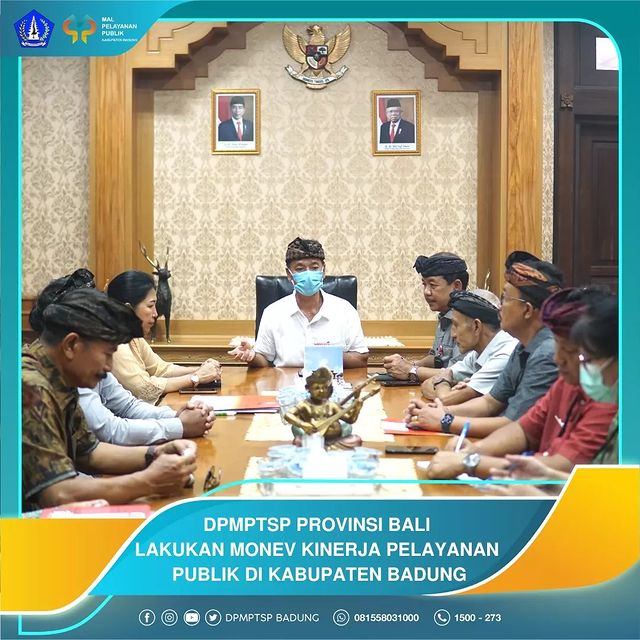 DPMPTSP PROVINSI BALI LAKUKAN MONEV KINERJA PELAYANAN PUBLIK DI KABUPATEN BADUNG