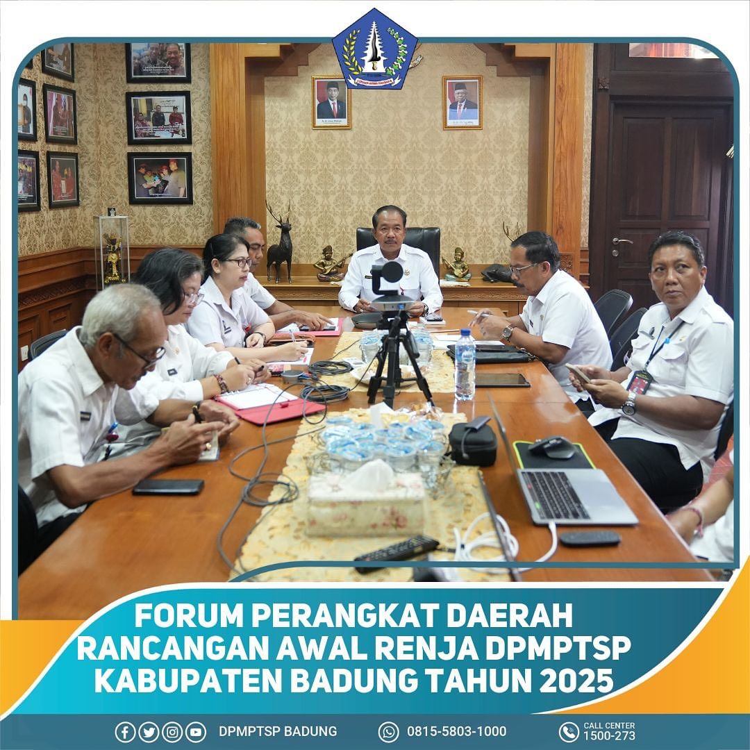 FORUM PERANGKAT DAERAH RANCANGAN AWAL RENJA DPMPTSP KABUPATEN BADUNG TAHUN 2025