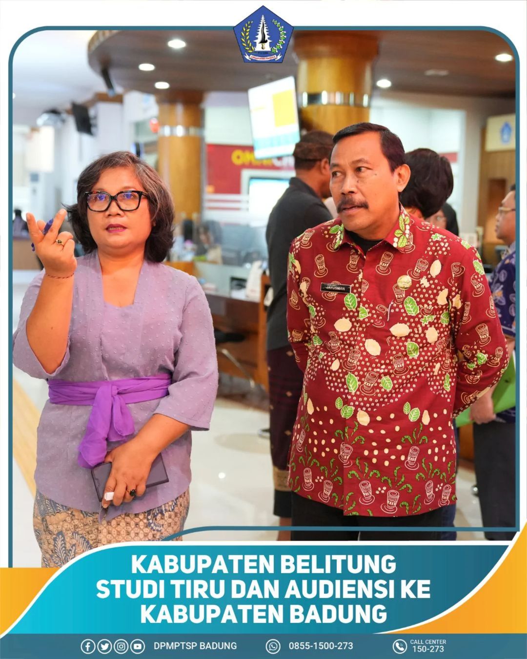 KABUPATEN BELITUNG STUDI TIRU DAN AUDENSI KE KABUPATEN BADUNG