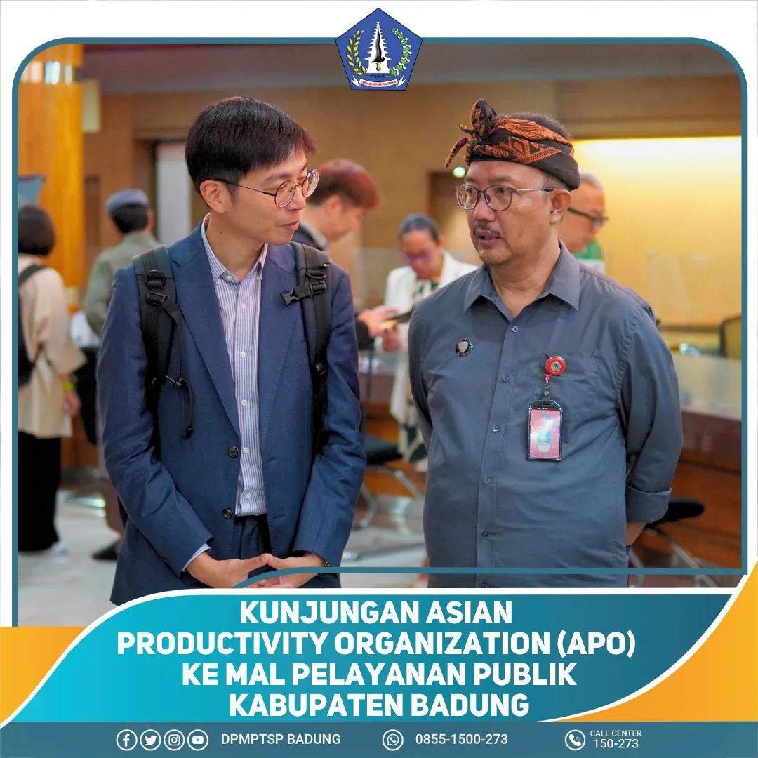 KUNJUNGAN ASIAN PRODUCTIVITY ORGANIZATION (APO) KE MAL PELAYANAN PUBLIK KABUPATEN BADUNG