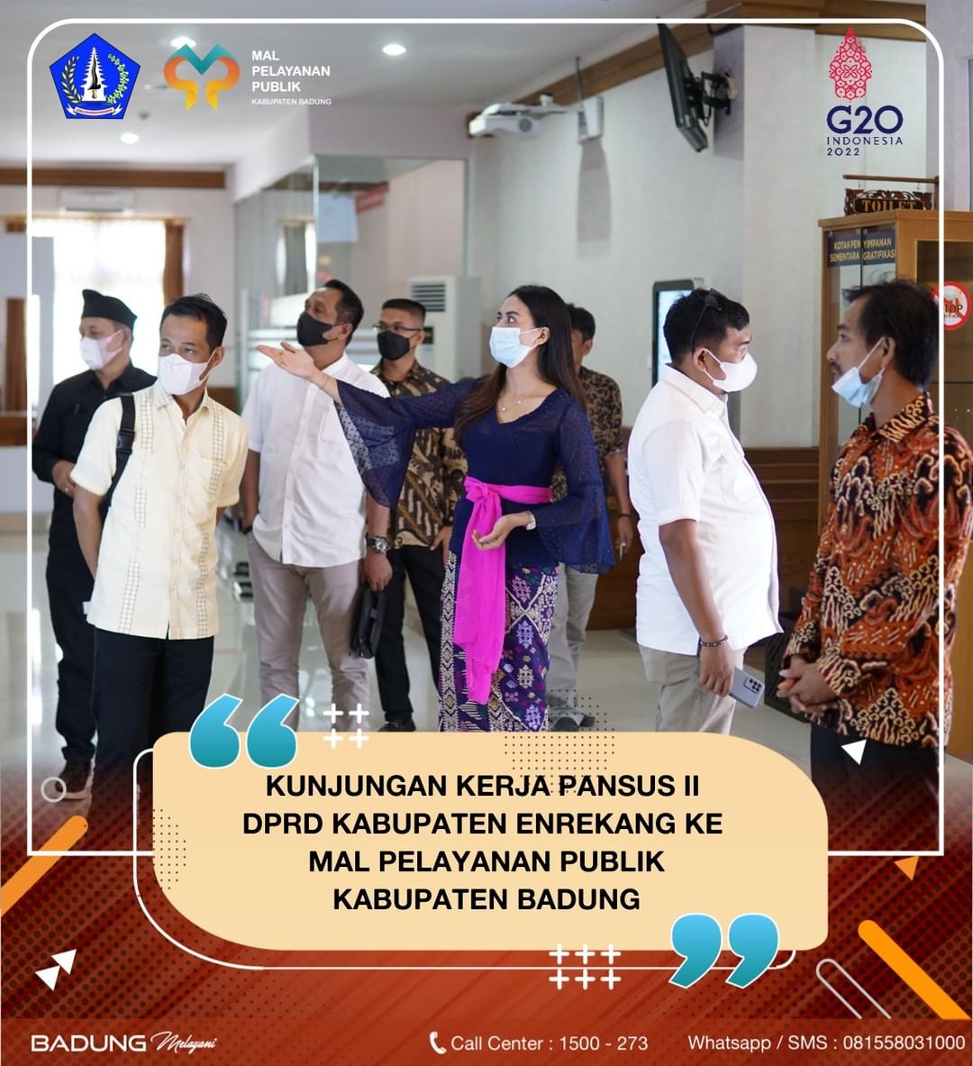 KUNJUNGAN KERJA PANSUS II DPRD KABUPATEN ENREKANG KE MAL PELAYANAN PUBLIK KABUPATEN BADUNG