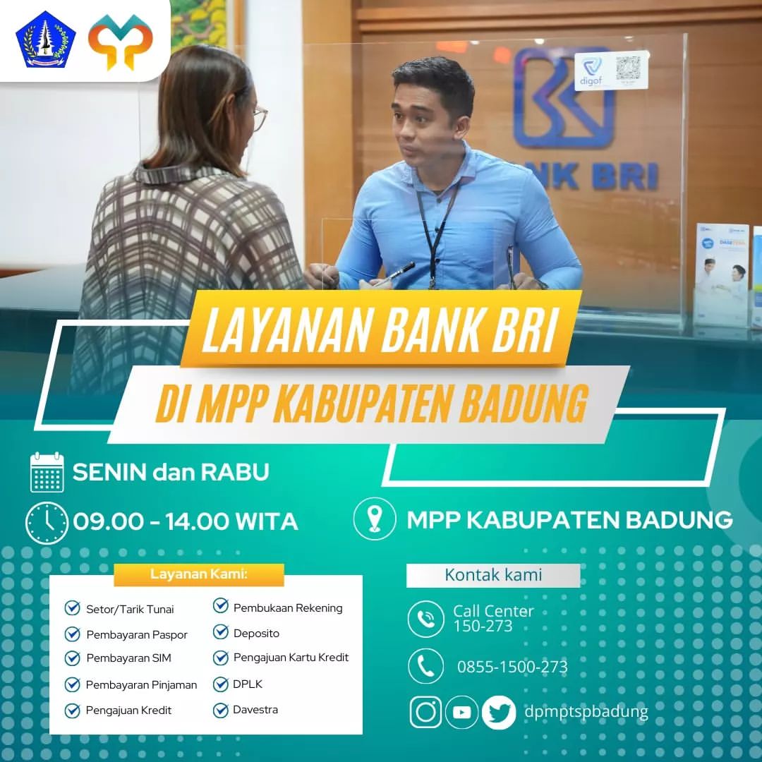 LAYANAN BANK BRI DI MPP KABUPATEN BADUNG