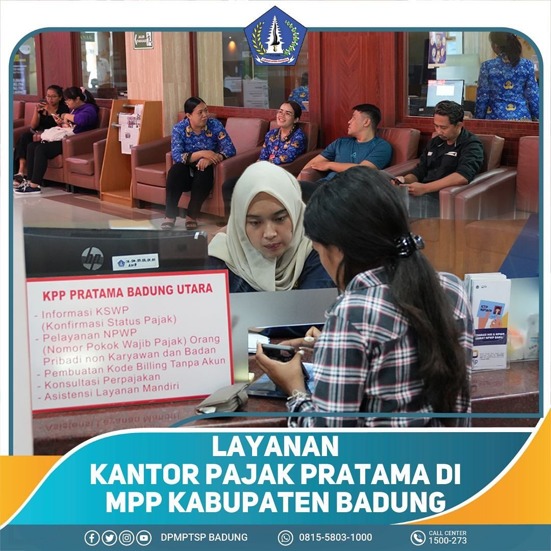 LAYANAN KANTOR PAJAK PRATAMA DI MPP KABUPATEN BADUNG