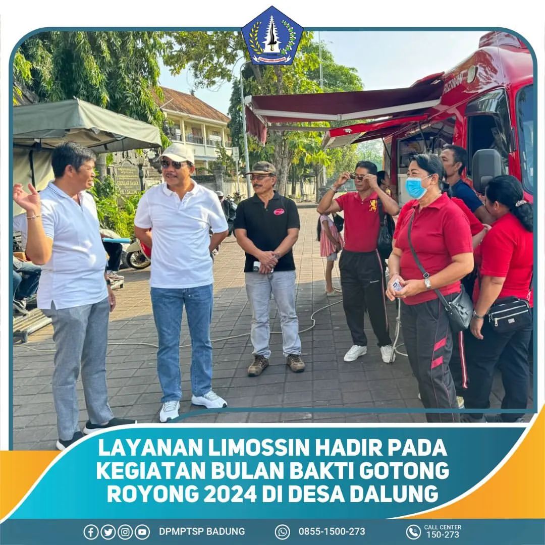 LAYANAN LIMOSSIN HADIR PADA KEGIATAN BULAN BAKTI GOTONG ROYONG 2024 DI DESA DALUNG