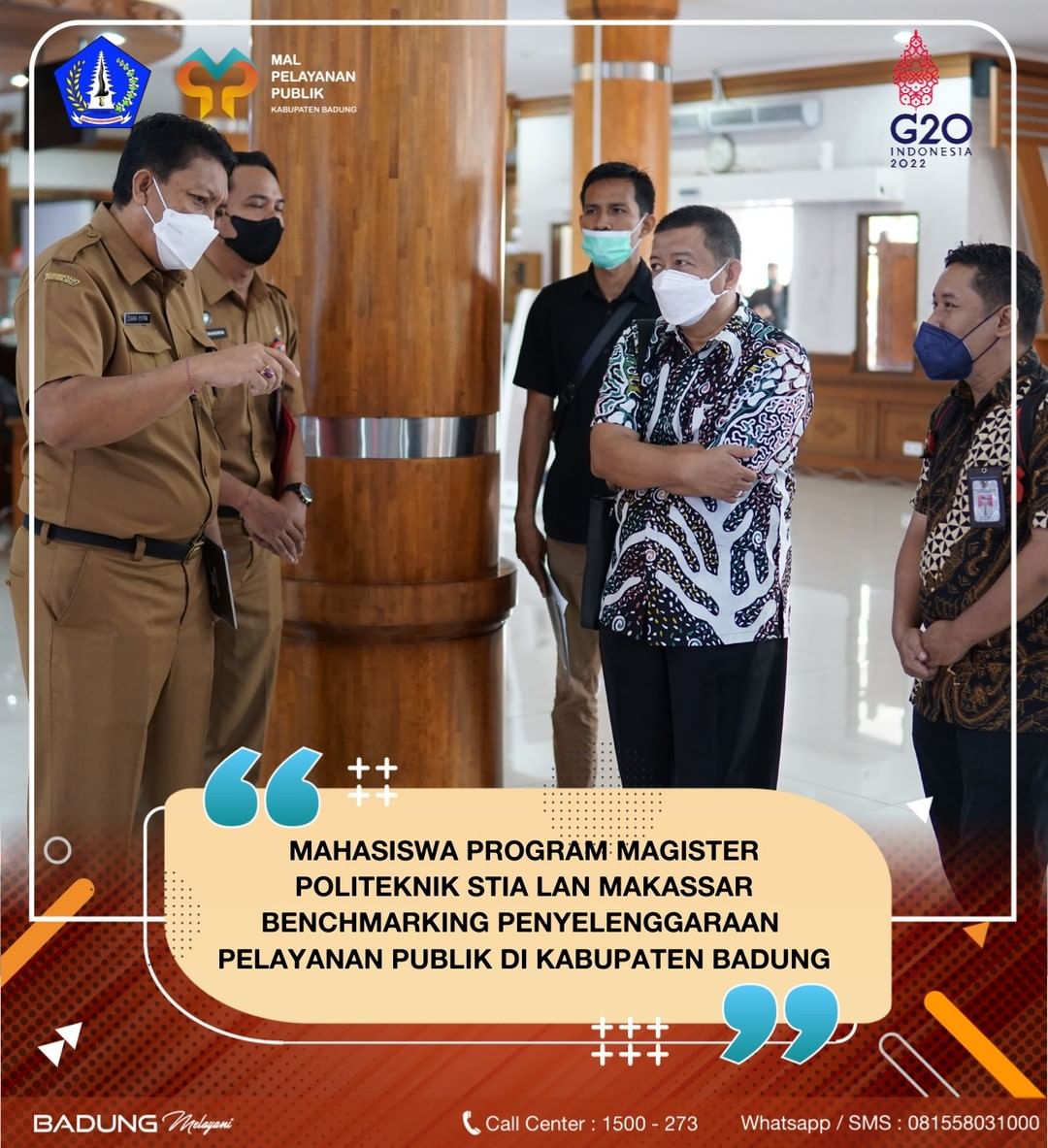 MAHASISWA PROGRAM MAGISTER POLITEKNIK MAGISTER STIA LAN MAKASSAR BENCHMARKING PENYELENGGARAAN PELAYANAN PUBLIK