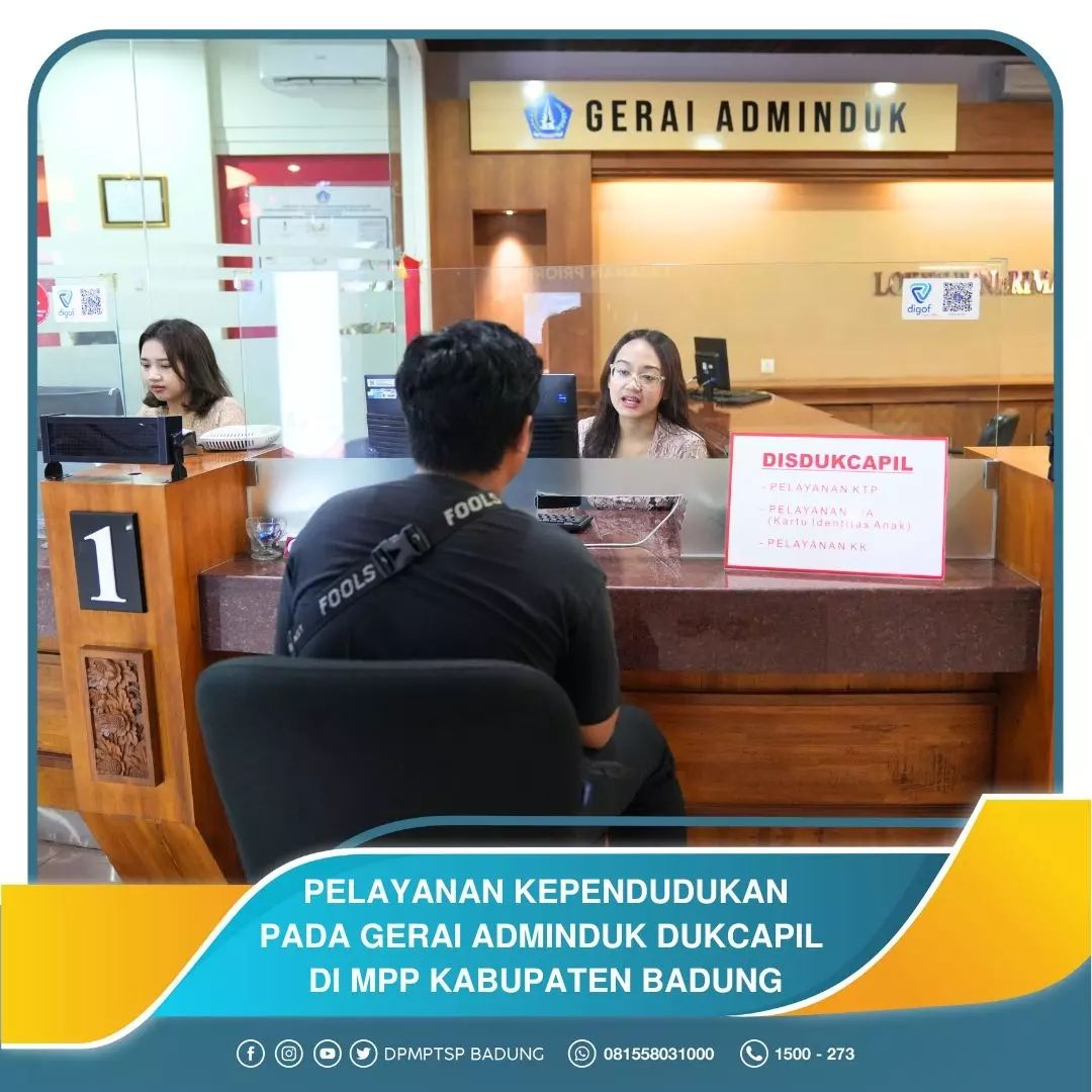 PELAYANAN KEPENDUDUKAN PADA GERAI ADMINDUK DUKCAPIL DI MPP KABUPATEN BADUNG