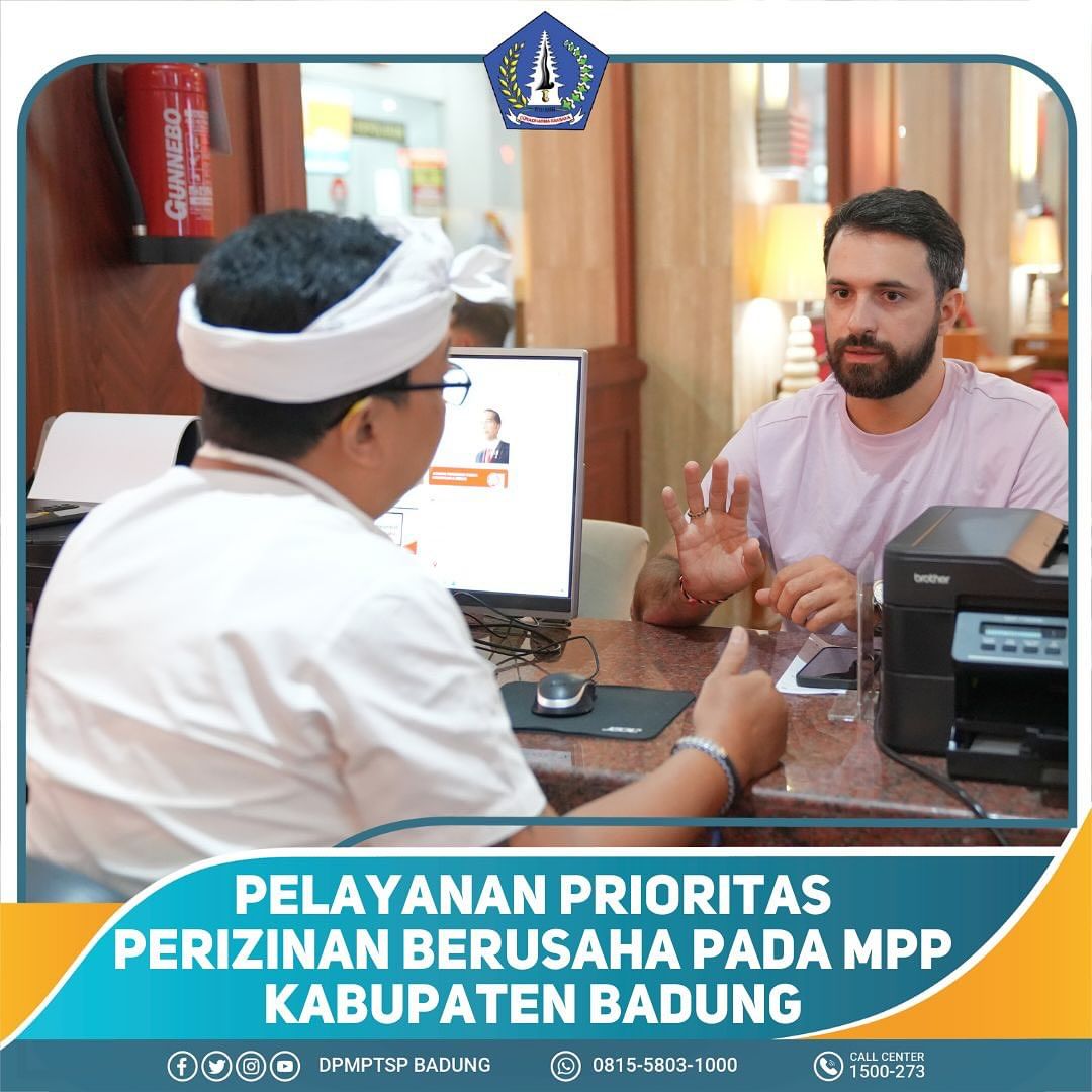 PELAYANAN PRIORITAS PERIZINAN BERUSAHA PADA MPP KABUPATEN BADUNG