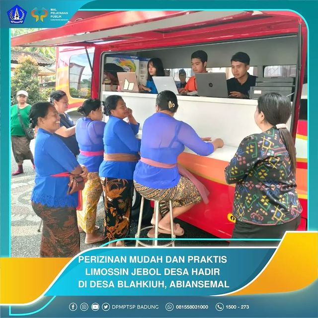 PERIZINAN MUDAH DAN PRAKTIS LIMOSSIN JEBOL DESA HADIR DI DESA BLAHKIUH, ABIANSEMAL