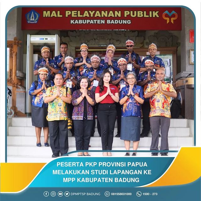 PESERTA PKP PROVINSI PAPUA MELAKUKAN STUDI LAPANGAN KE MPP KABUPATEN BADUNG