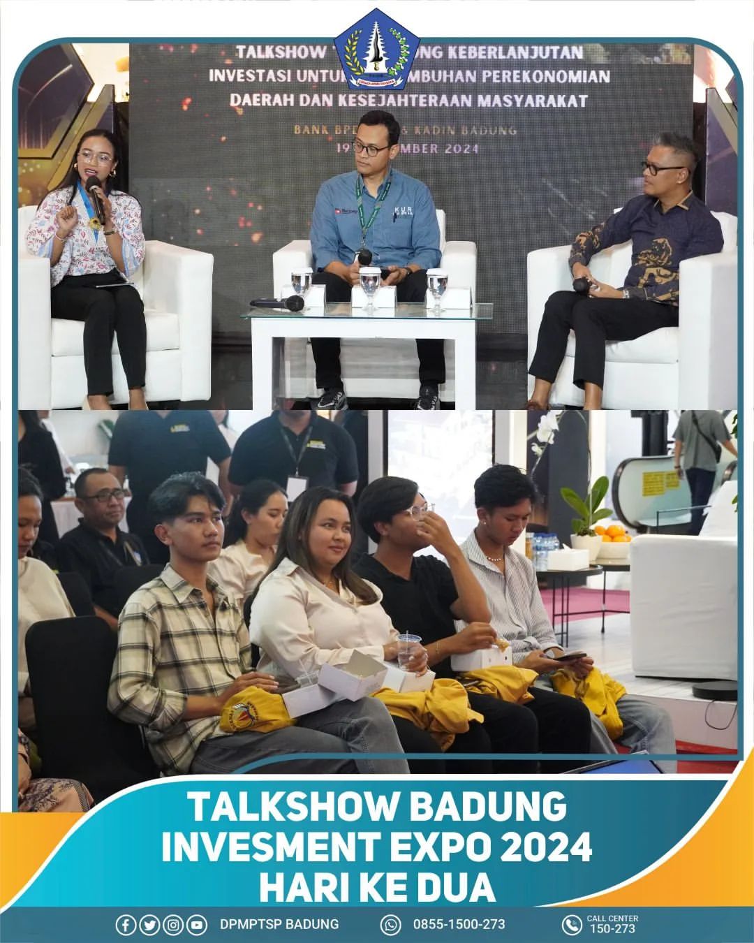 TALKSHOW BADUNG INVESTMENT EXPO 2024 HARI KE DUA