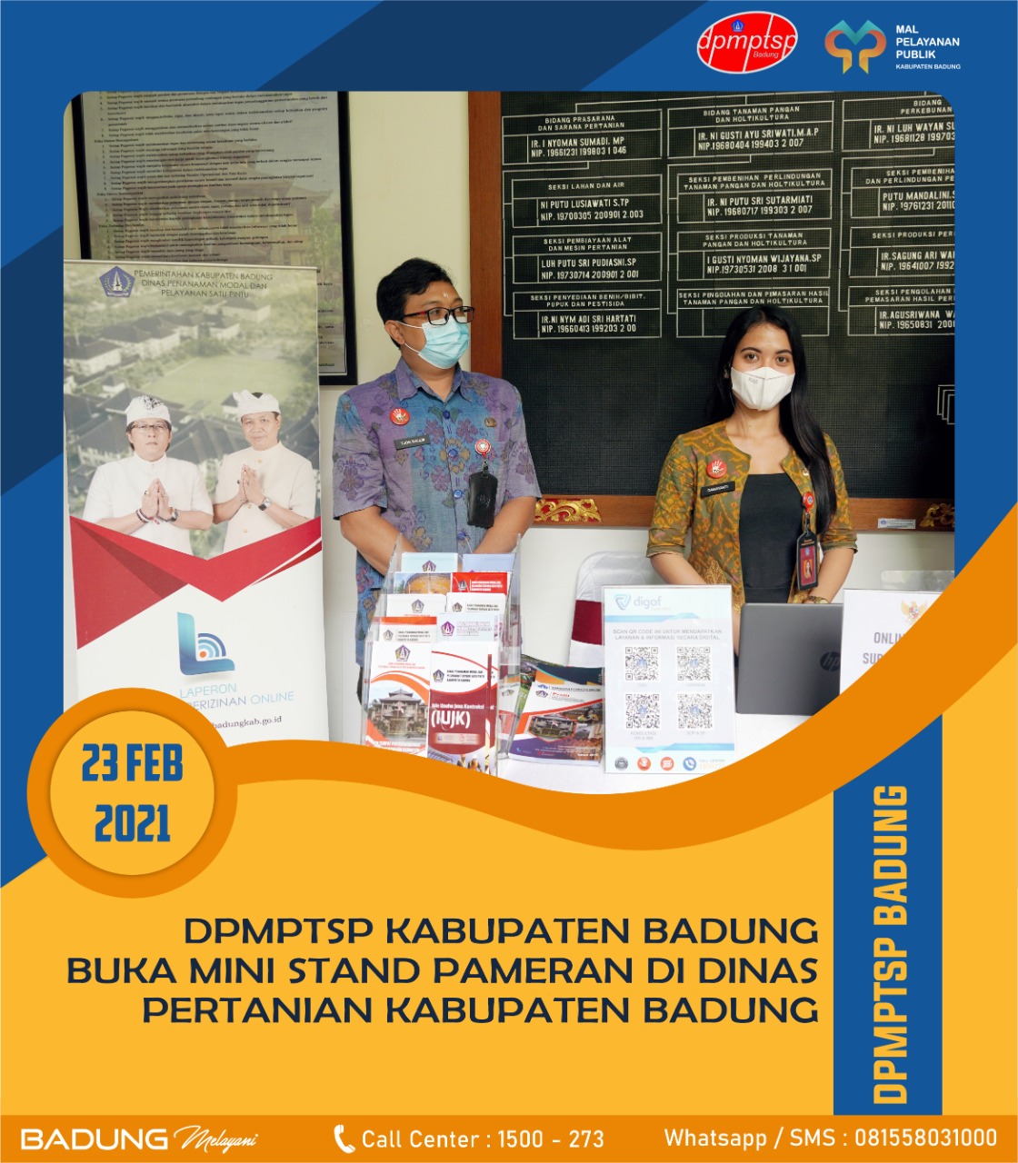 DPMPTSP KABUPATEN BADUNG DUKUNG RENCANA INVESTASI PADA SEKTOR PERTANIAN DI KABUPATEN BADUNG