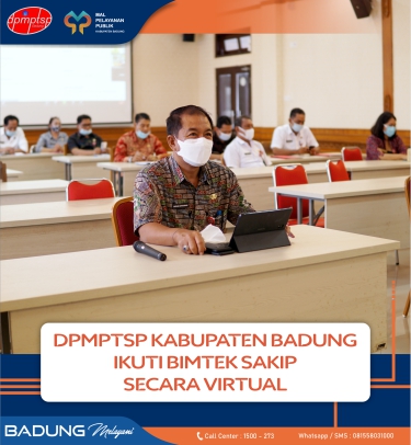 DPMPTSP KABUPATEN BADUNG IKUTI BIMTEK SAKIP SECARA VIRTUAL