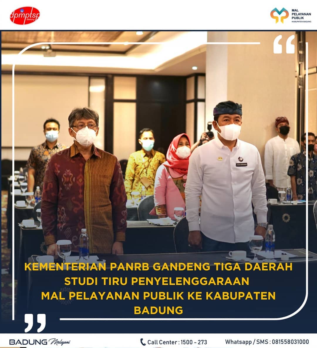 KEMENTERIAN PANRB GANDENG TIGA DAERAH STUDI TIRU PENYELENGGARAAN MAL PELAYANAN PUBLIK KE KABUPATEN BADUNG