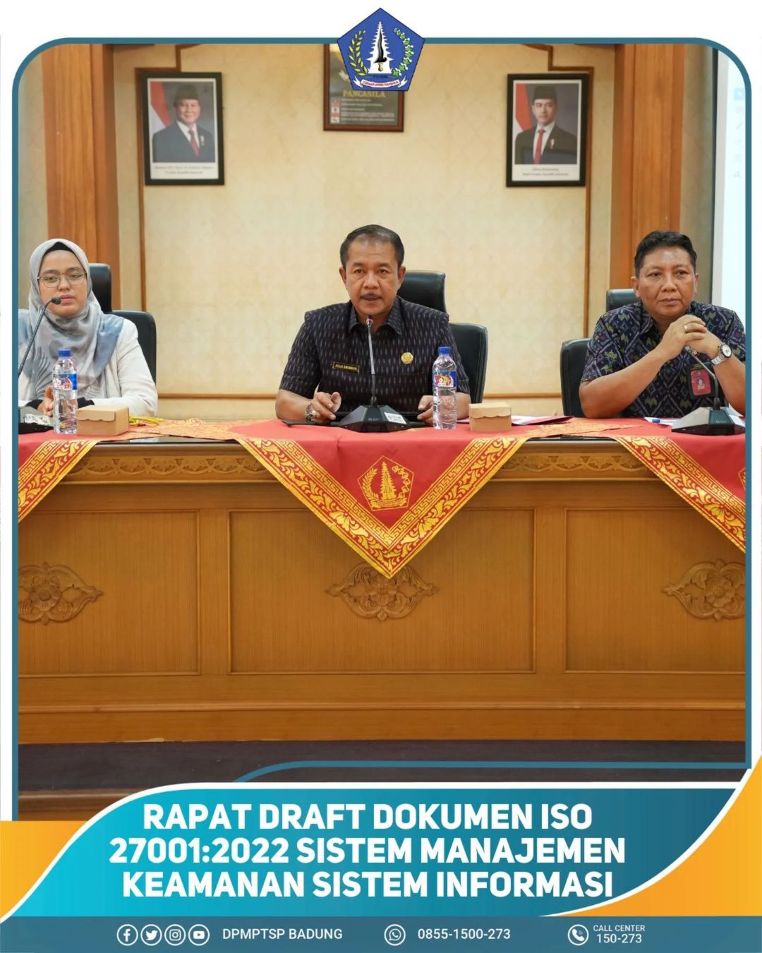 RAPAT DRAFT DOKUMEN ISO 27001:2022 SISTEM MANAJEMEN KEAMANAN SISTEM INFORMASI